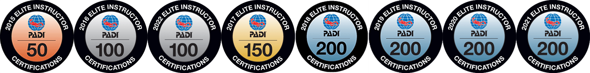 PADI Elite Instructor Badge