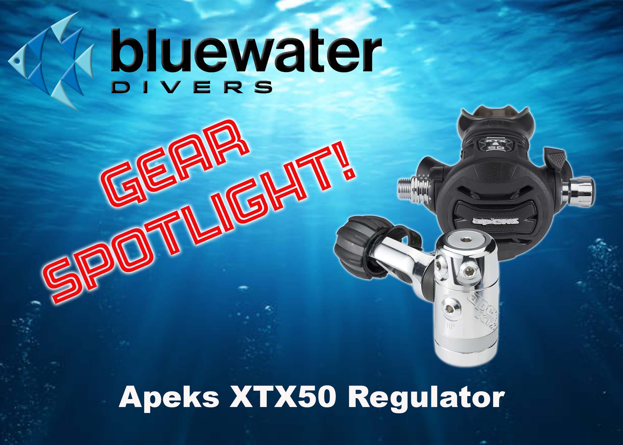 Bluewater Divers Apeks XTX50 Regulator Gear Spotlight Scuba Diving Oklahoma